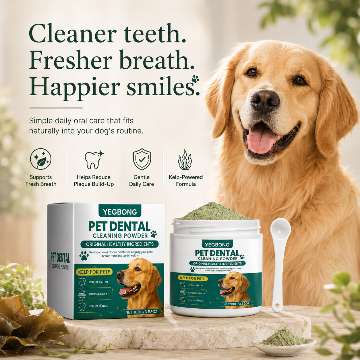 PawPure™ Dental Powder – Daily Dog Oral Care Support