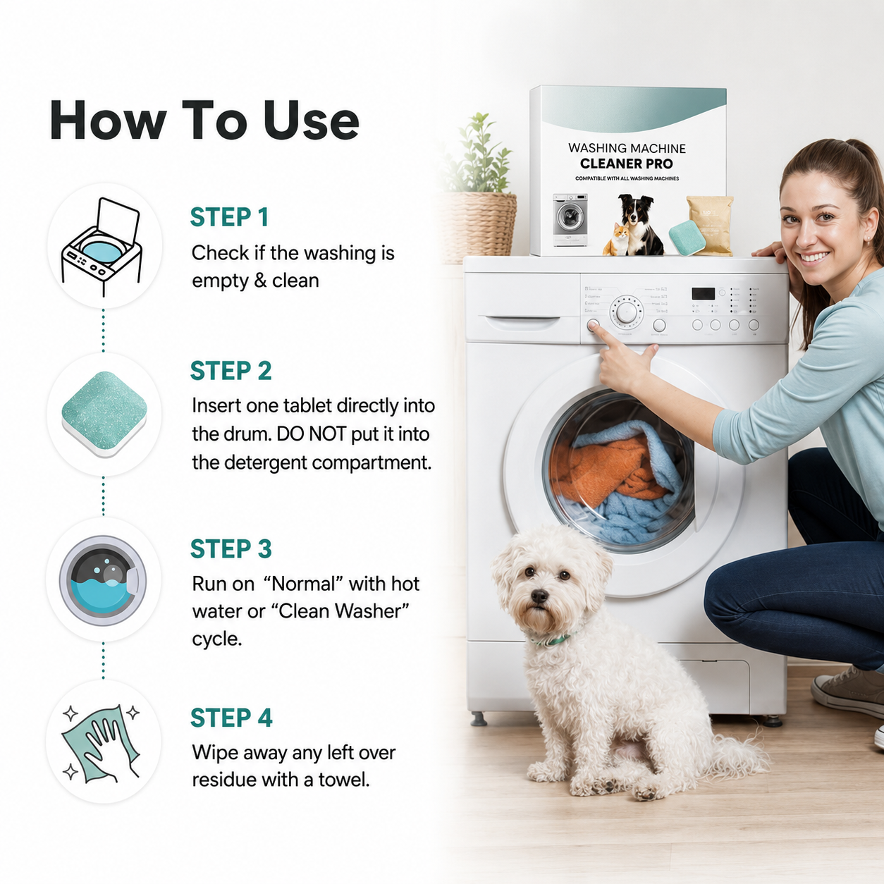 Washer Machine Cleaner Pro