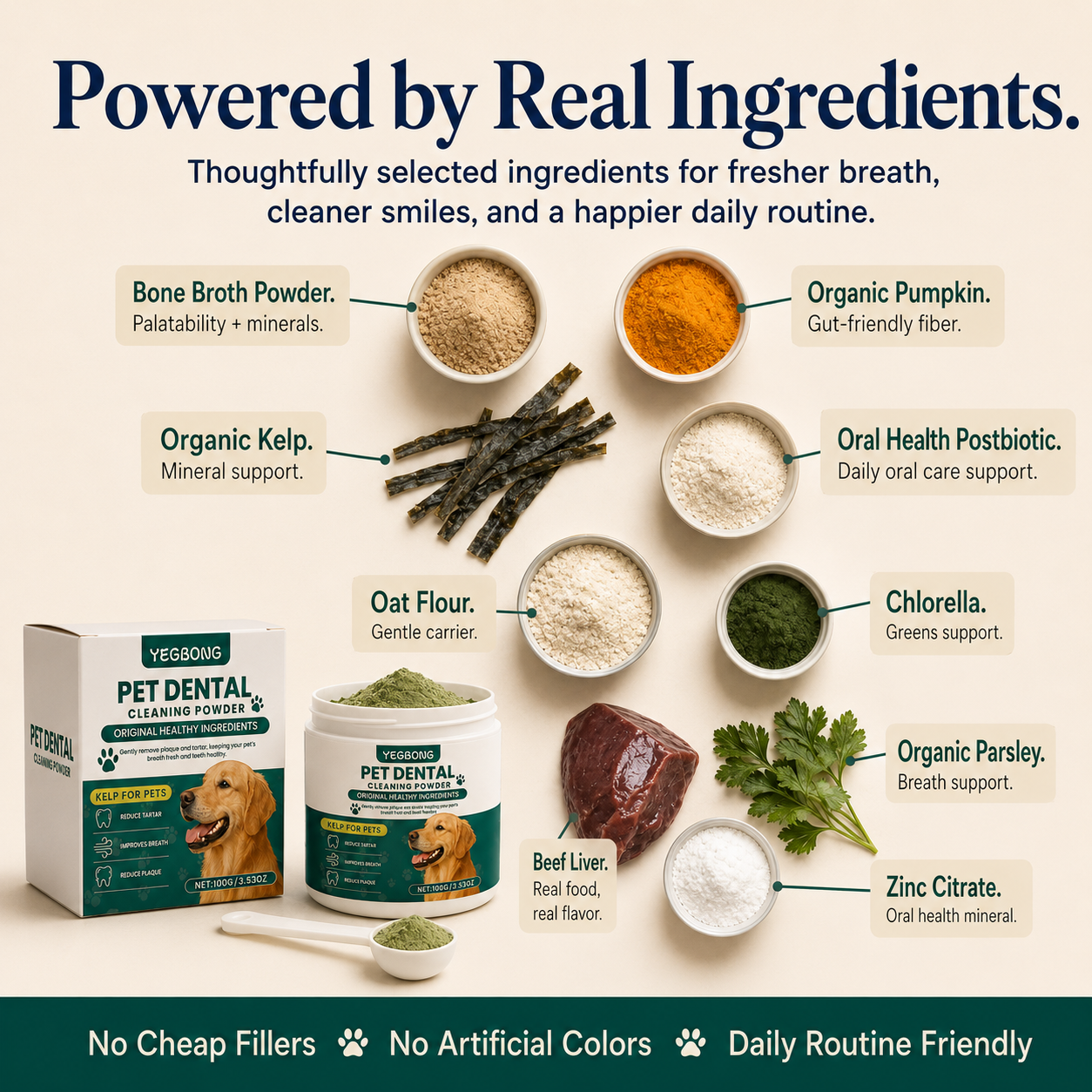 PawPure™ Dental Powder – Daily Dog Oral Care Support
