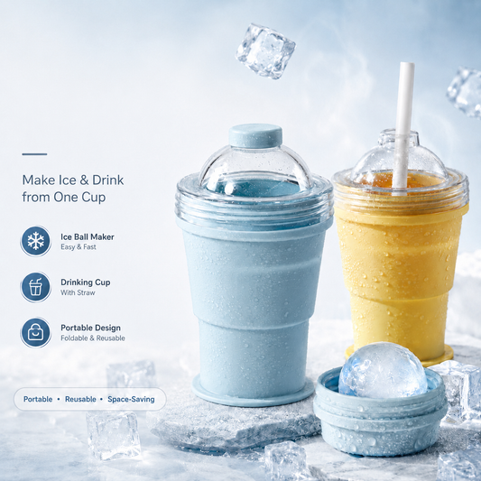 ChillSphere™ Foldable Ice Maker Cup