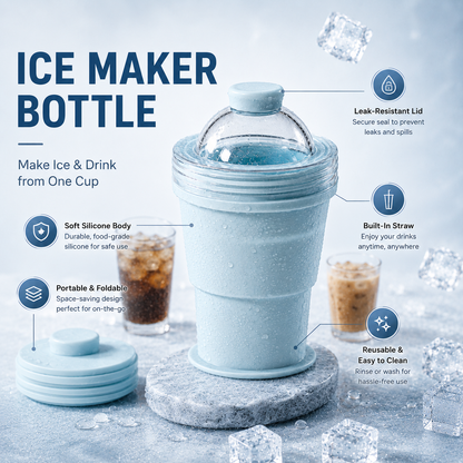 ChillSphere™ Foldable Ice Maker Cup