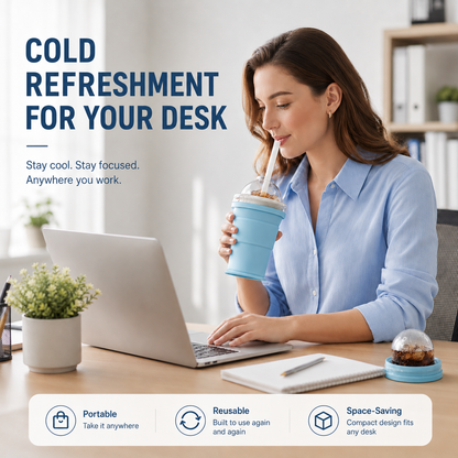 ChillSphere™ Foldable Ice Maker Cup